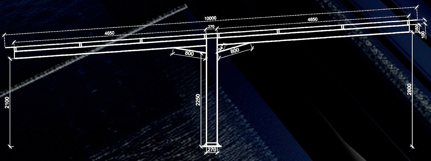 MARQUESINA DOBLE TIPO "T" - Imagen 3